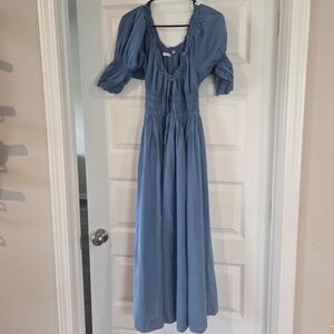 M Medallion Blue Ischia Dress
